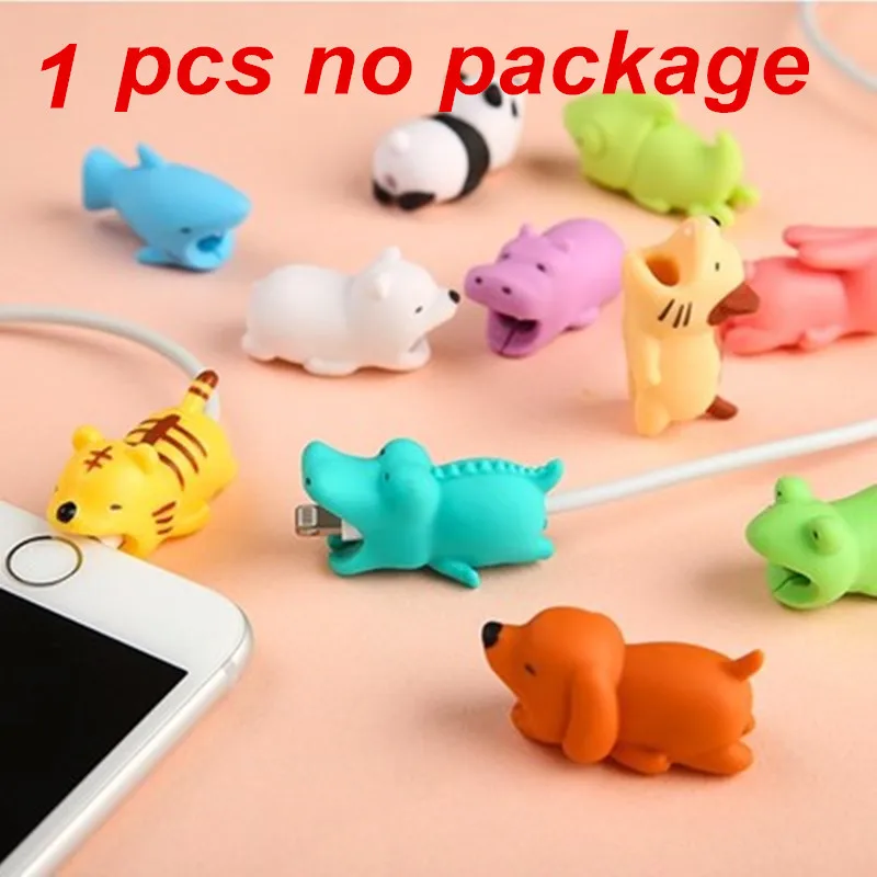 1 шт. кабель укусы животных протектор для iphone кабель Chompers без посылка