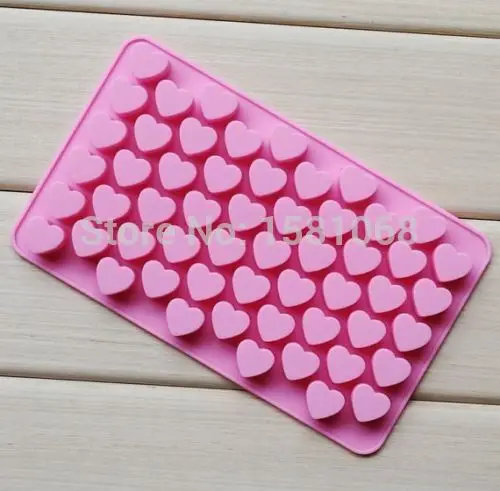 Dealocean 55 отверстий мини сердце силиконовая форма для торта Форма выпечки