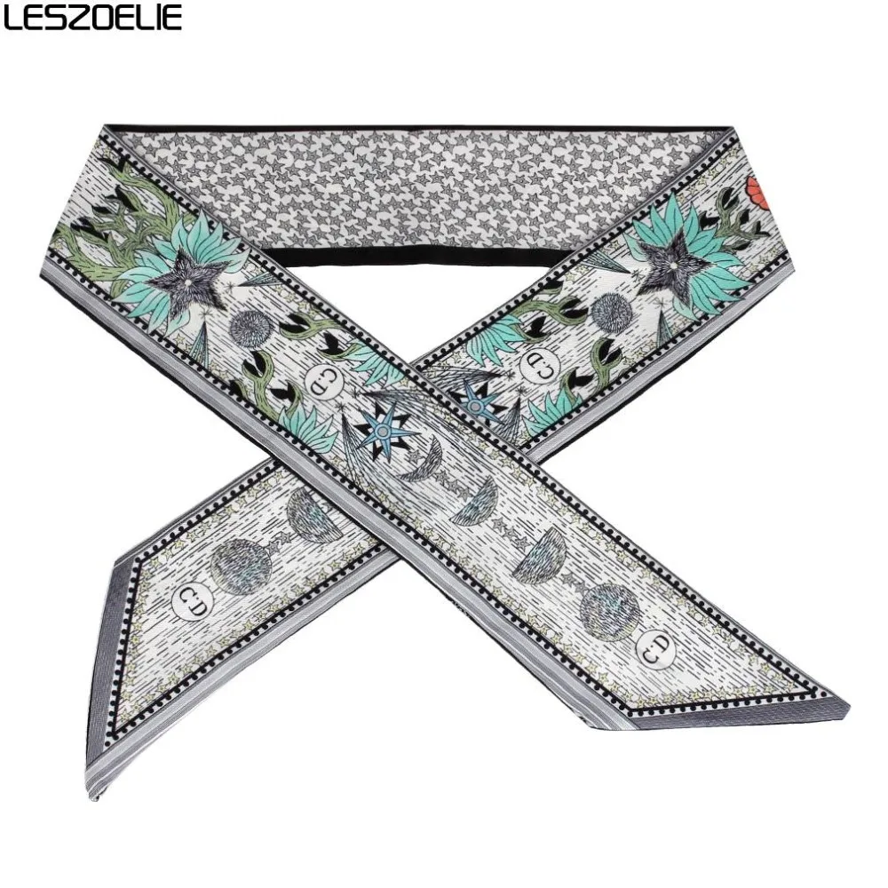 Сумка шарф для 2019 Модные женские Геометрические Печатные тонкий женский платок