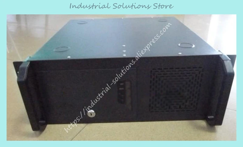 

New 4U Industrial Computer Case 4U Server Computer Case 6 Hard Drive 2 BIT 4U-450ATX Black 7building