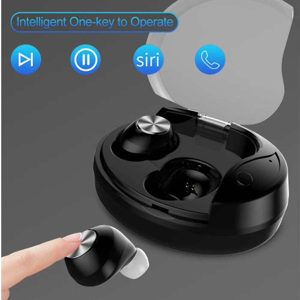 Беспроводная Bluetooth гарнитура True Mini Twins 5 0 спортивные наушники вкладыши с