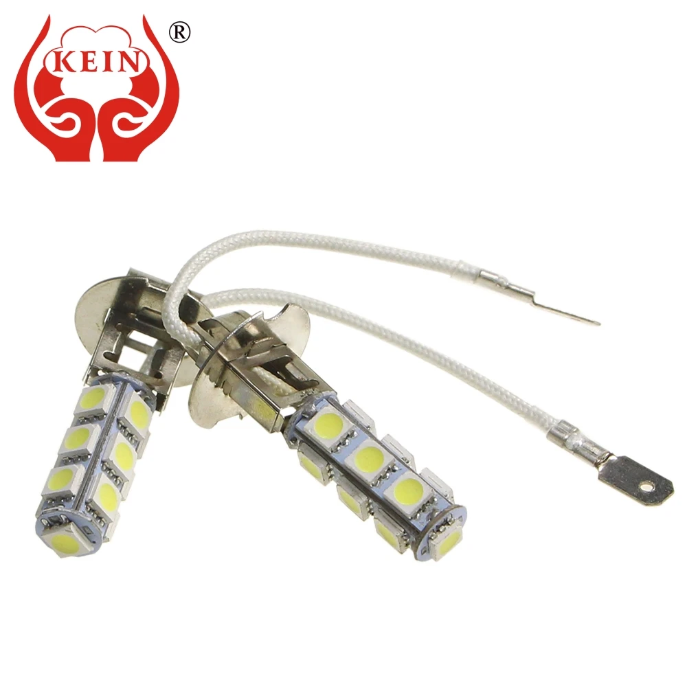 KEIN 6 шт. H3 светодиодный Противотуманные лампы 5050 13smd автомобиль Авто дневные