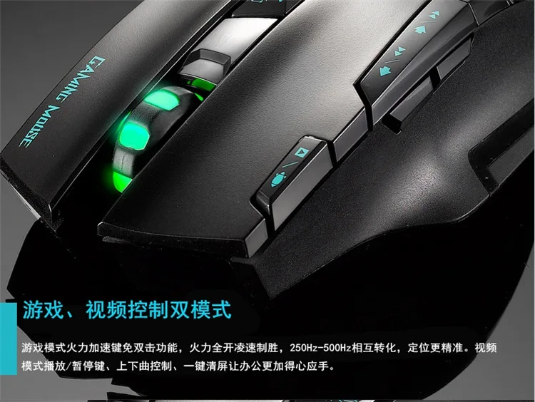 Hongsund C50 беспроводная мышь настольный компьютер игровая мышь интернет led CF профессиональная 7d USB мышь