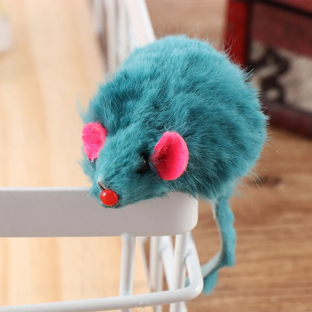 Новая мода 2 шт котенка кошка игра игрушки ложная мышь в крысе для питомца хороший