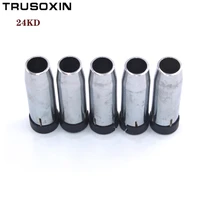 5 pcs stainless steel shield cups of 24kd binzel mag mig welding torch mag co2 welding machinetools accessories