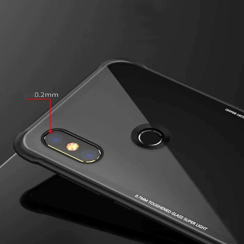 Чехол для Xiaomi Redmi Note 5 Pro, металлический корпус из закаленного стекла, Пластиковая Задняя Крышка Redmi Note5 Pro 5Pro, корпус из алюминия, прозрачные чехлы