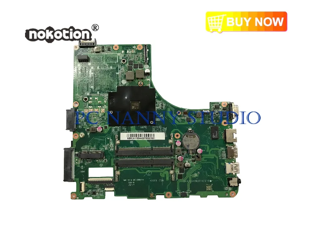 PCNANNY NBMLN11004 DA0ZQNMB6D0 for ACER E5-421 Laptop Motherboard A4-6210M DDR3 PC Notebook Mainboard tested