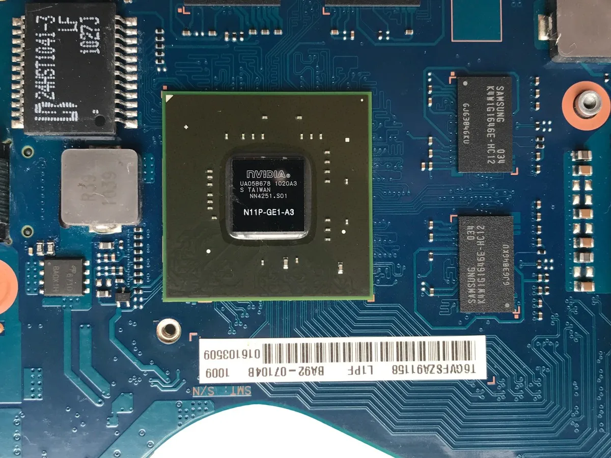 Материнская плата для ноутбука Samsung RF510 RF710 PGA989 DDR3 высокое качество и 100%
