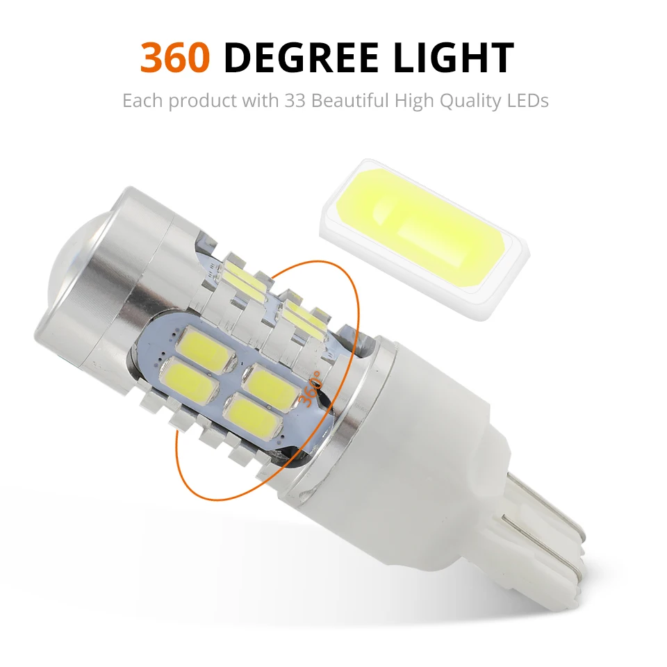 Автомобильный светодиодный светильник Oslamp T20 7443/7440 1156 белый красный 12 В зазор