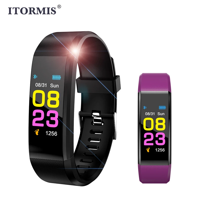 ITORMIS смарт Браслет фитнес трекер Смарт Шагомер Bluetooth браслет водонепроницаемый