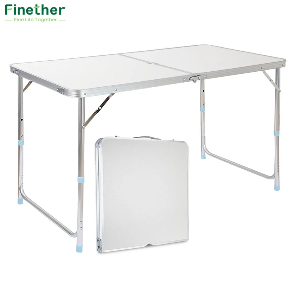 Портативный алюминиевый складной уличный стол Finether ультралегкий регулируемый
