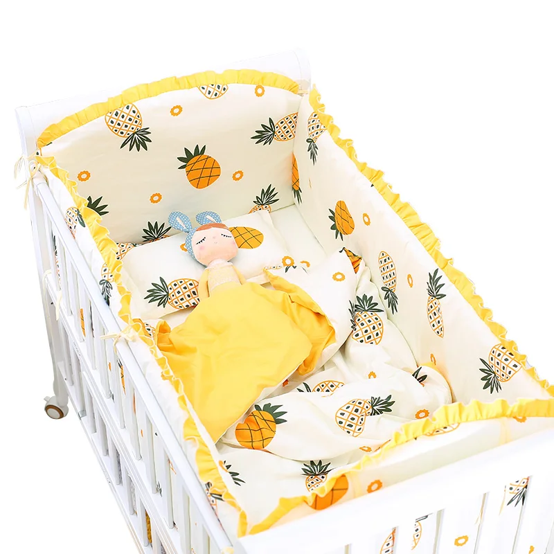 6 шт./компл. комплект для детской кроватки с бампером защитная детская кроватка