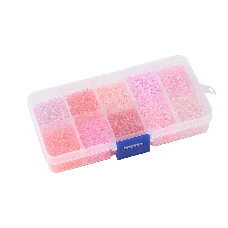 Одна коробка 10 видов цветов смешанные 2 мм чешские стеклянные бусины Австрийские