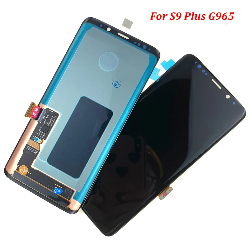 ЖК-дисплей с рамкой для SAMSUNG Galaxy S9 дисплей S9+ Plus G960 G965 сенсорный экран дигитайзер с инструментами 1 шт