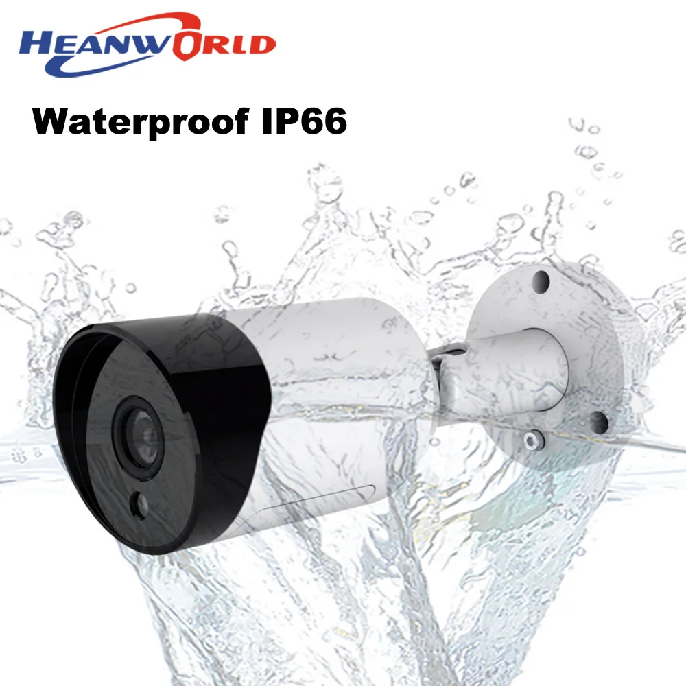 Heanworld HD 1080P IP камера наружная 3MP 4MP 5MP PoE CCTV водонепроницаемая с микрофоном ночное