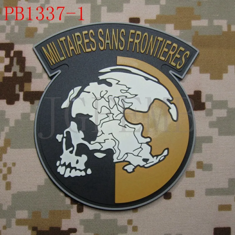 MGS Miltanires Sans Frontieres 3D ПВХ патч - Цвет: PB1337 Colors