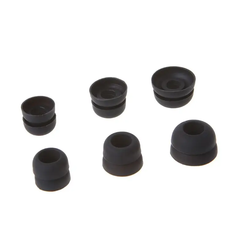 3 пары наконечников для наушников чехол мягкие силиконовые колпачки Сменные