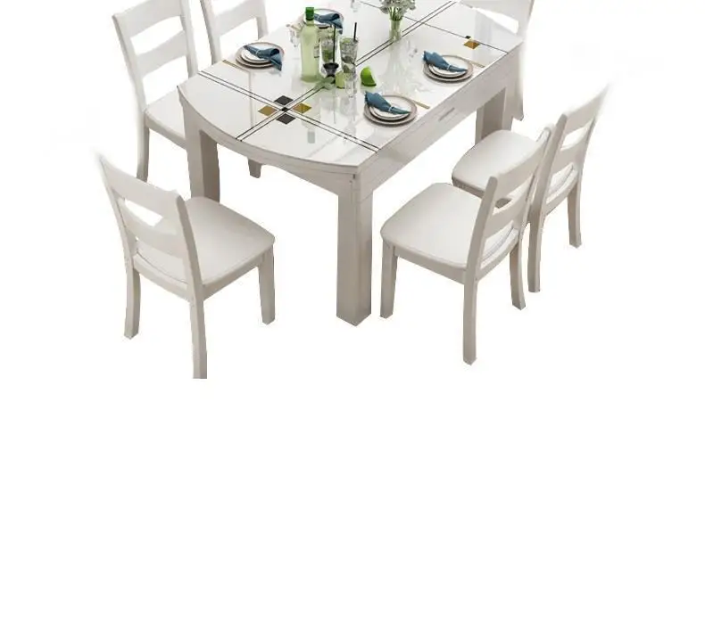 Mueble Comedor A Langer Redonda Tavolo Da Pranzo Eet Tafel Piknik Masa Sandalye деревянный обеденный стол