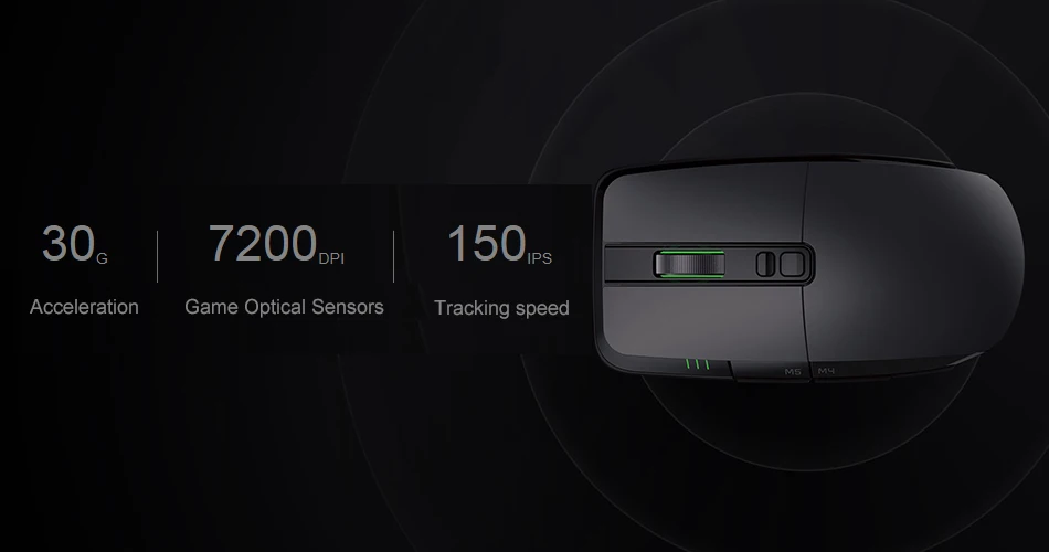 Оригинальная игровая мышь Xiaomi, проводная мышь, геймер, 2,4G, игровая мышь Mause, USB, проводная, двойной режим, 7200 dpi, Мыши для ПК, ноутбука, ноутбук для геймеров
