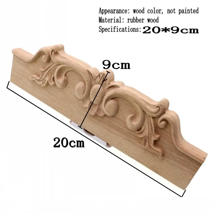 RUNBAZEF Декоративная деревянная аппликация европейского стиля