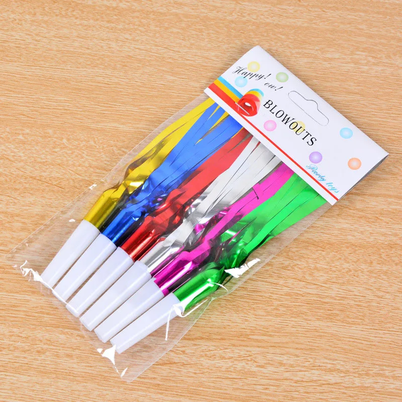 6 шт./компл. забавные свистки карамельных цветов для детей детская вечевечерние