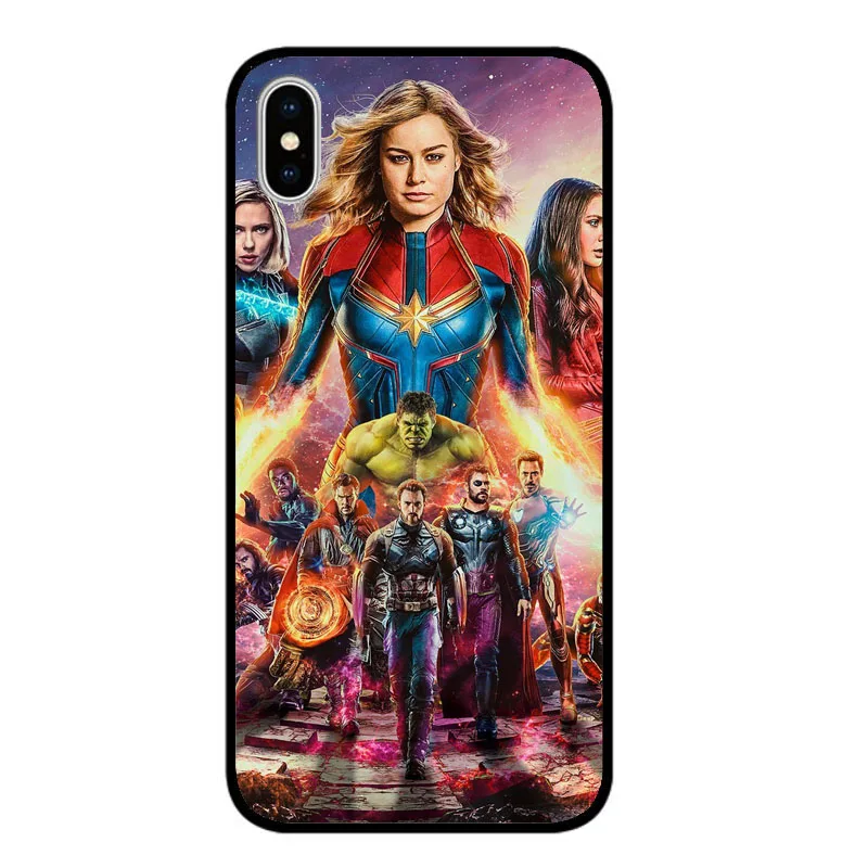Модный чехол для телефона Marvel с супергероями Мстителями Эндшпилем Железным