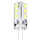 BEEFORO 10 шт., светодиодный двухштырьковый прожектор 2,5 Вт G4, 24 SMD 2835 180-300 лм, теплый белыйхолодный белый свет, DC 12 В, 360 градусов