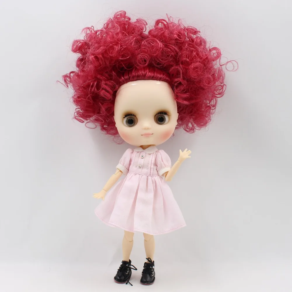 Фабрика Блит кукла middie кукла 1/6 bjd 1/8 bjd сестра семья дикие Кудри волосы розовый коричневый девушка подарок игрушка