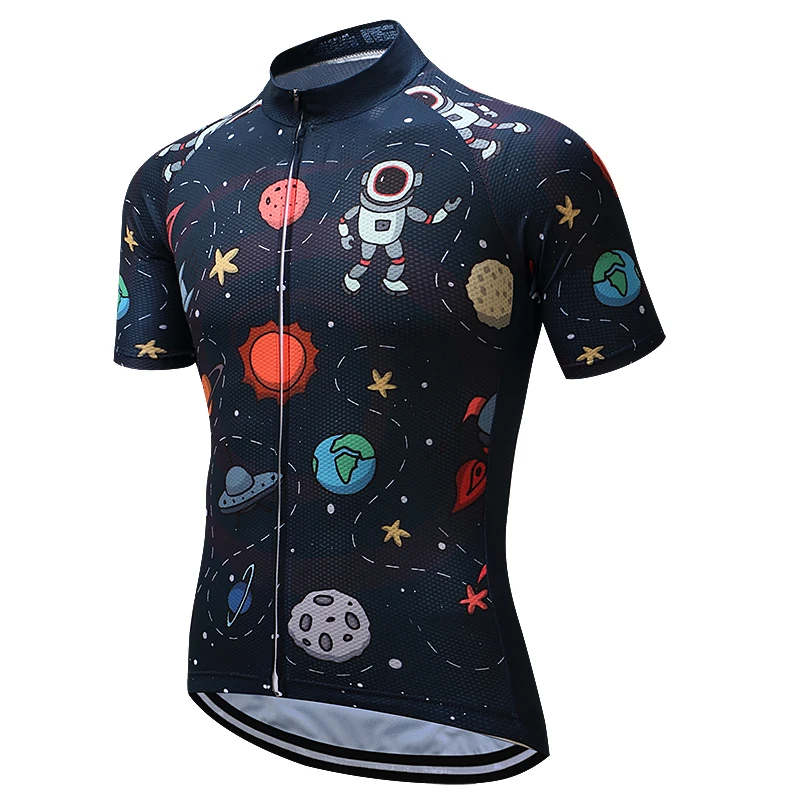 

2021 Space Robots Bike Jerseys Ropa Ciclismo Sportwears Pro Team Cycling Jerseys Short Sleeve Bicycle Shirts
