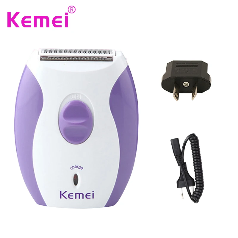 Kemei KM-280R Быстрая доставка Женский перезаряжаемый Эпилятор портативная Женская