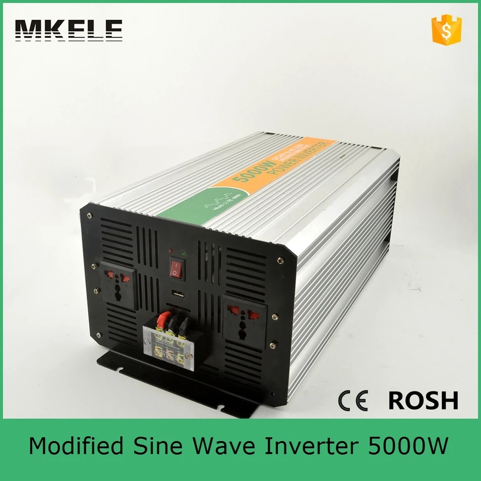 MKM5000 122G modified sine wave 5kw inverter intelligent dc/ac power 220v 5000w 12v dc to ac circuit|inverter automobile|inverter arc welding