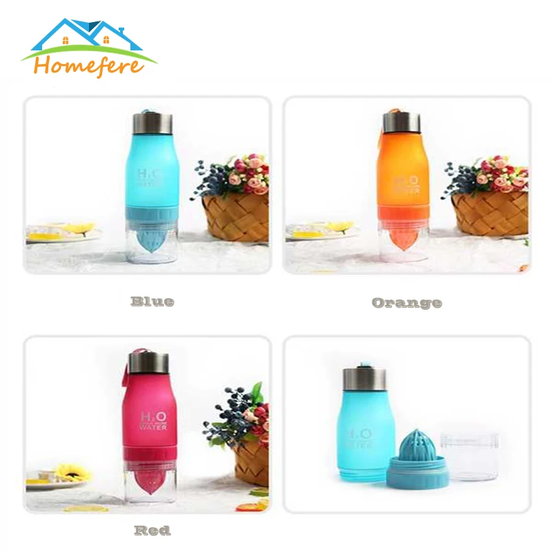 650 мл бутылка для воды с фруктовым соком креативная пластиковая портативная