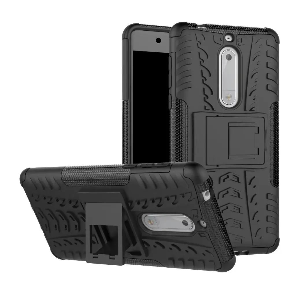 Защитный чехол для Nokia 5 Armor жесткий Гибридный 2 в 1 с подставкой Nokia5 Защитные чехлы