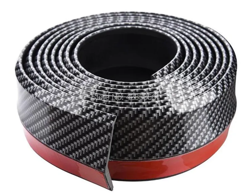 Samurai Rubber Skirt Lip Protector Universal Car Front Bumper Strip- Black with Red /blue / white line | Автомобили и мотоциклы