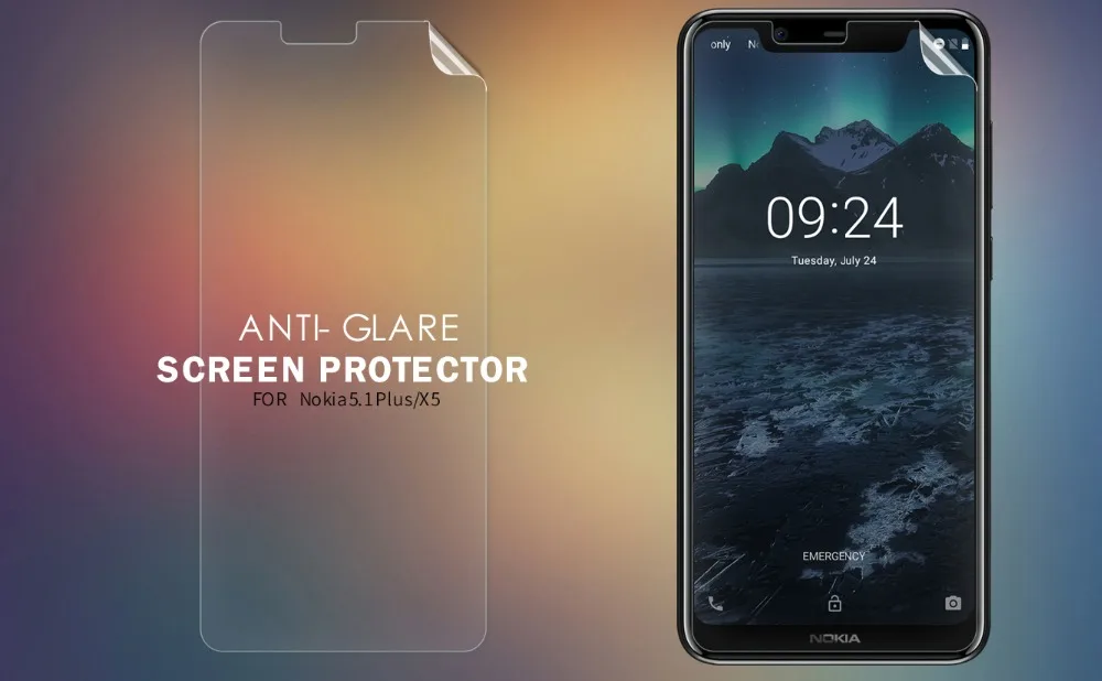 Nokia 5,1 Plus Защитная пленка NILLKIN Супер прозрачная защитная пленка для ЖК-экрана и матовая Защита экрана для Nokia X5