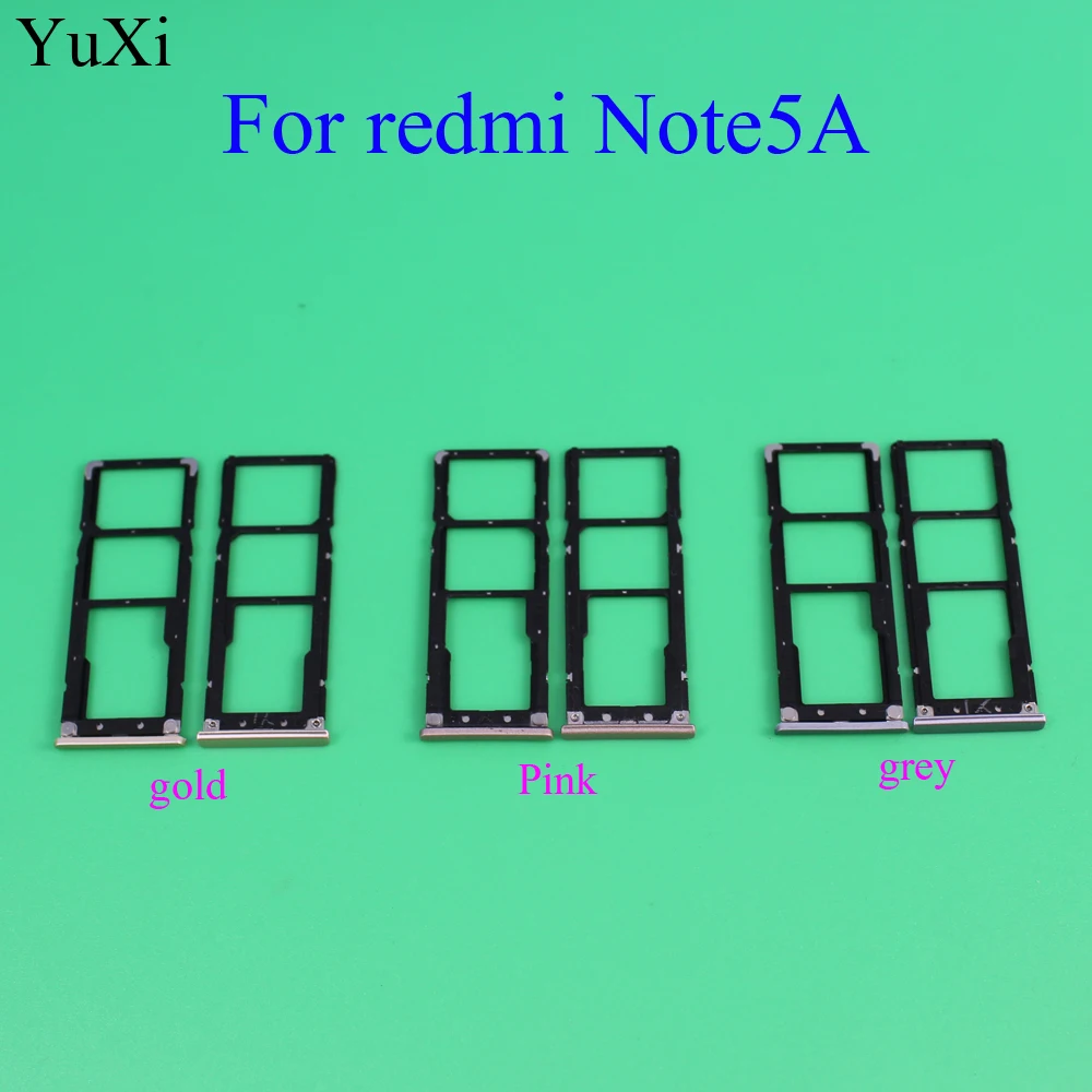YuXi новые сим-карты Адаптеры для Xiaomi Redmi Примечание 5A Note5A лоток sim-карт держатель