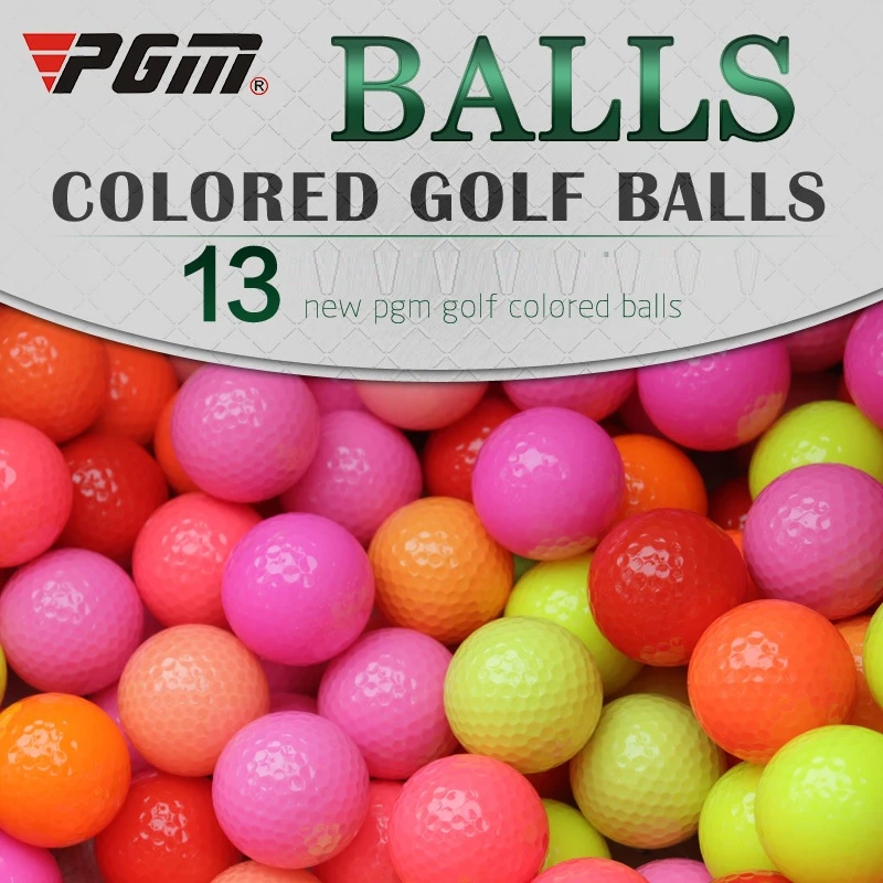 

10PCS Double Layers Golf Ball Lightweight Training Sponge Practice Golf Balls Sports Accessories in 4 Colors D1186