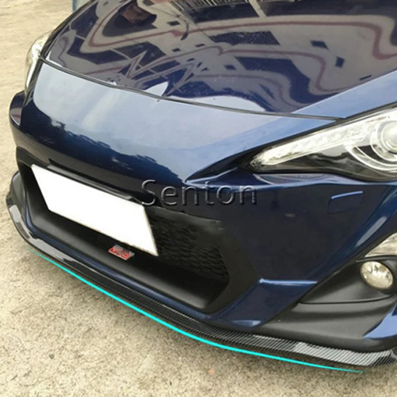 Автомобильная Передняя Губка из углеродного волокна 2 5 м Стайлинг для Toyota Corolla