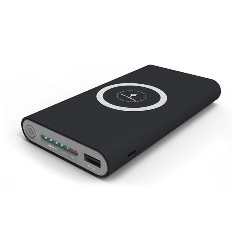 Qi Беспроводное зарядное устройство 10000 мАч с портом Usb Type-C без аккумулятора |