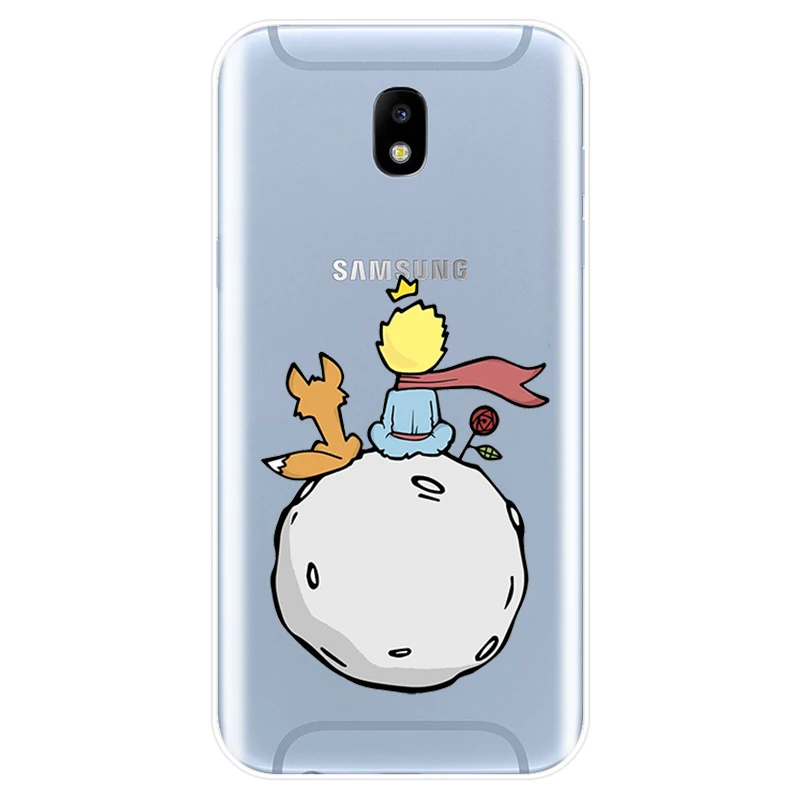 Cartoon The Little Prince earth space Phone Case For Samsung Galaxy J5 J7 2016 J3 2017 J7PLUS J7MAX J4 J6 J8 2018 | Мобильные