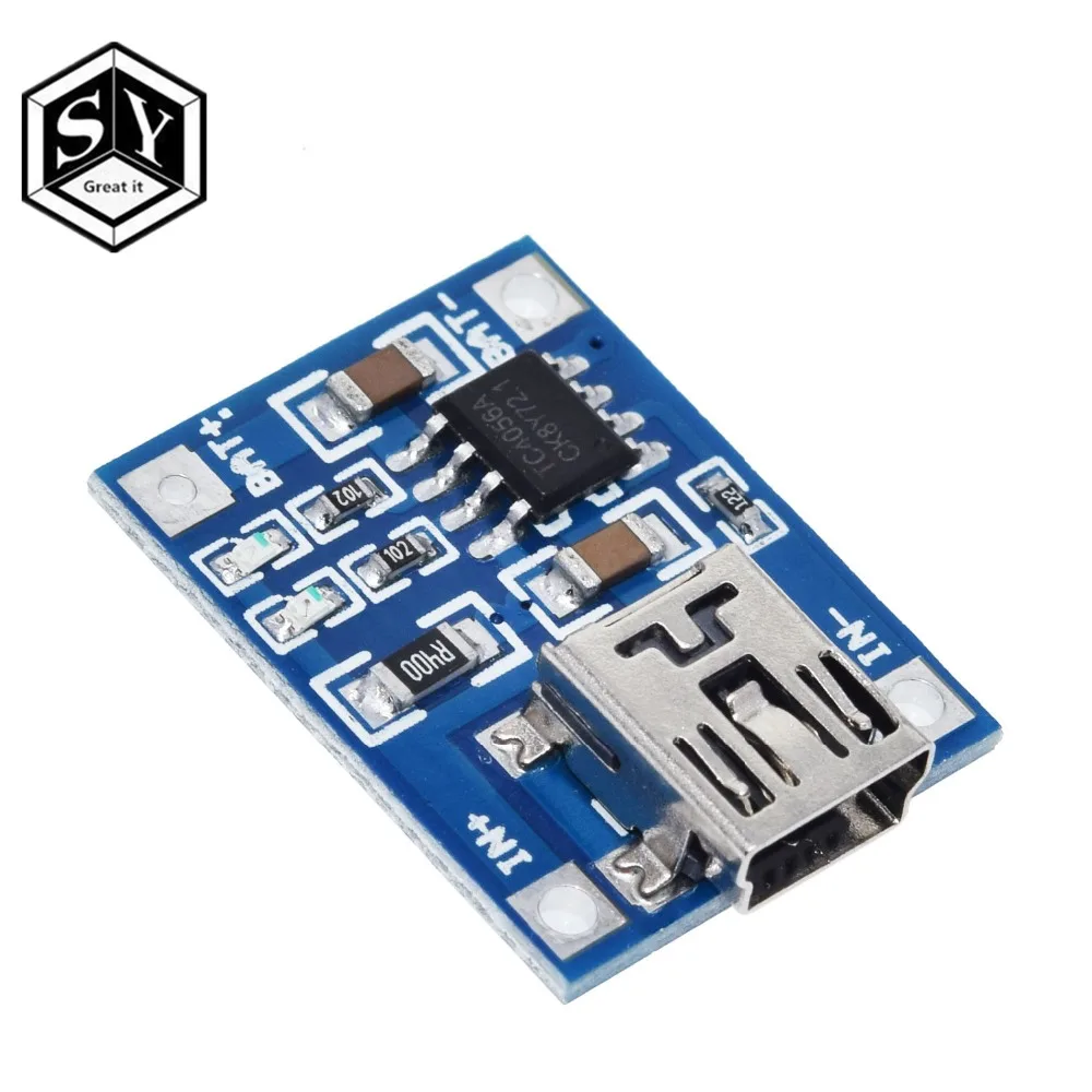 50 шт. TP4056 1A Lipo батарея зарядная плата зарядное устройство Модуль литиевая батарея DIY микро порт Mike USB Новое поступление TP4056 мини USB - Цвет: tp4056 mini