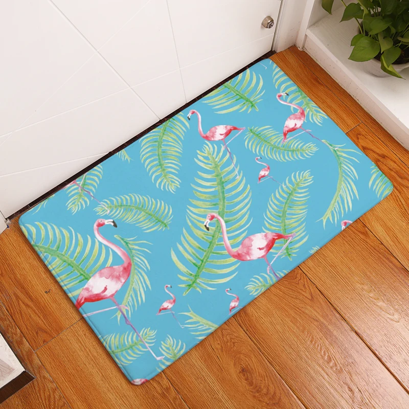 2017 Новый домашний декор ковры с фламинго Нескользящие кухонные коврики для дома