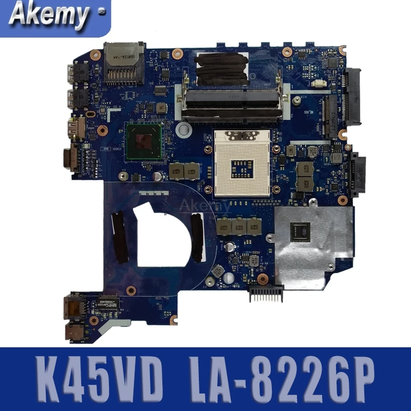 K45VD VAL40 LA 8226P бортовой процессор I3 GT610M 2 Гб VRAM Материнская плата For Asus A85V A45V K45V K45VM