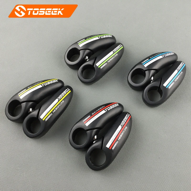Велосипедный руль Toseek mtb эргономичный маленький вспомогательный из углеродного