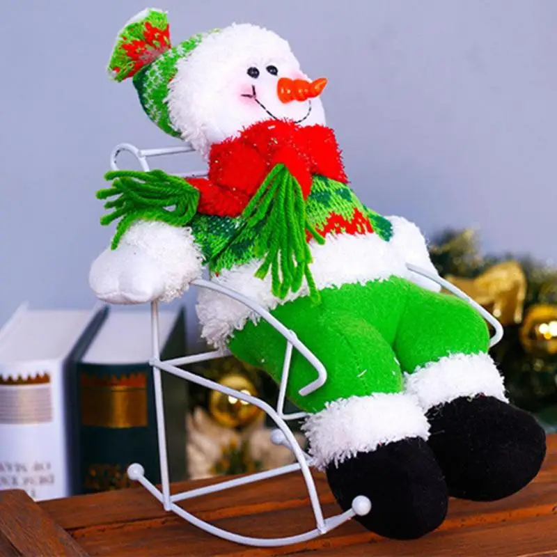 Новогодние товары кресло-качалка Санта Клаус куклы украшения для дома Xmas