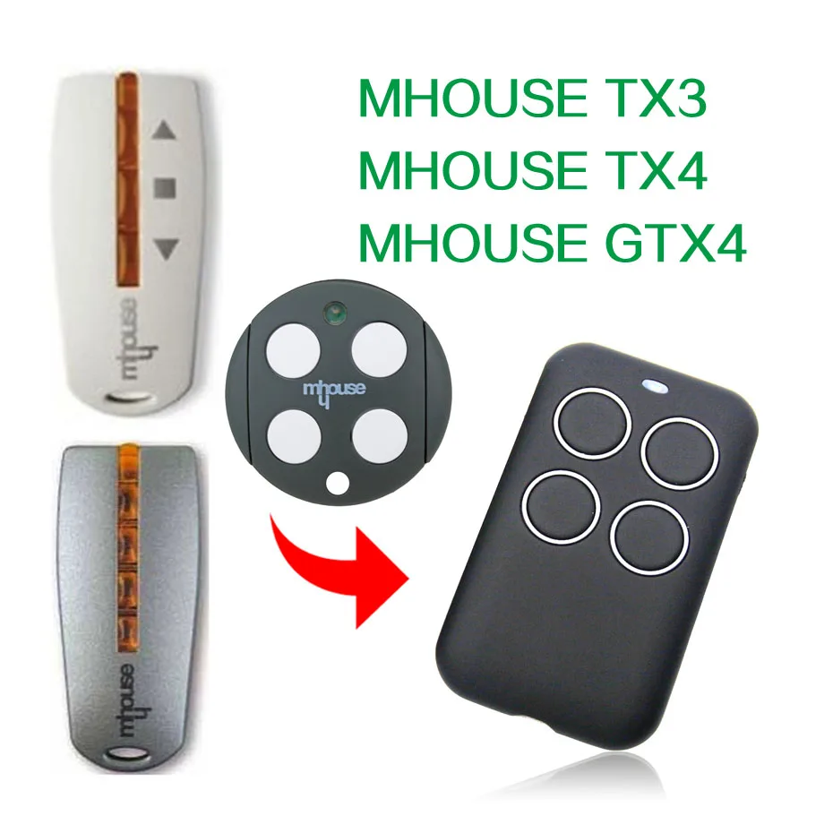 Пульт дистанционного управления MHOUSE TX3 TX4 GTX4 для гаражных ворот дистанционное