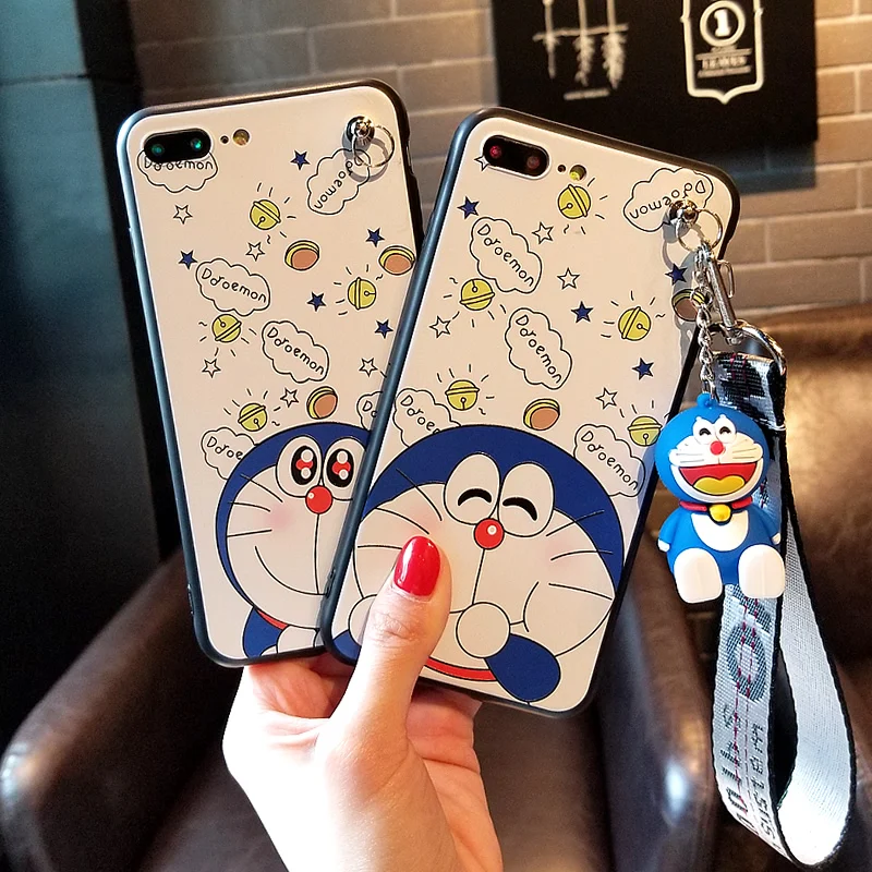 Чехол для iPhone X XS Max XR Doraemon милый мягкий чехол с рисунком 8 8plus 7plus 6 6S plus задняя