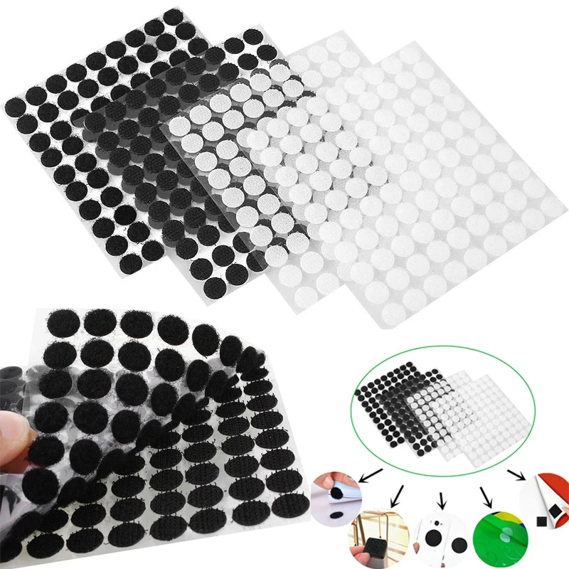 99 шт./компл. белая/черная двухсторонняя нашивка из нейлона наклейка Волшебная