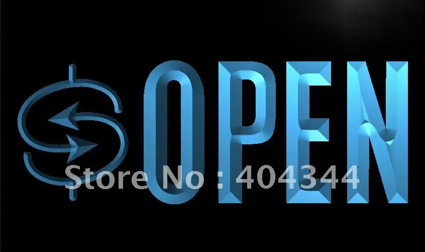 LK786-открыть обмен валюты приманка светодиодный неоновый светильник знак для