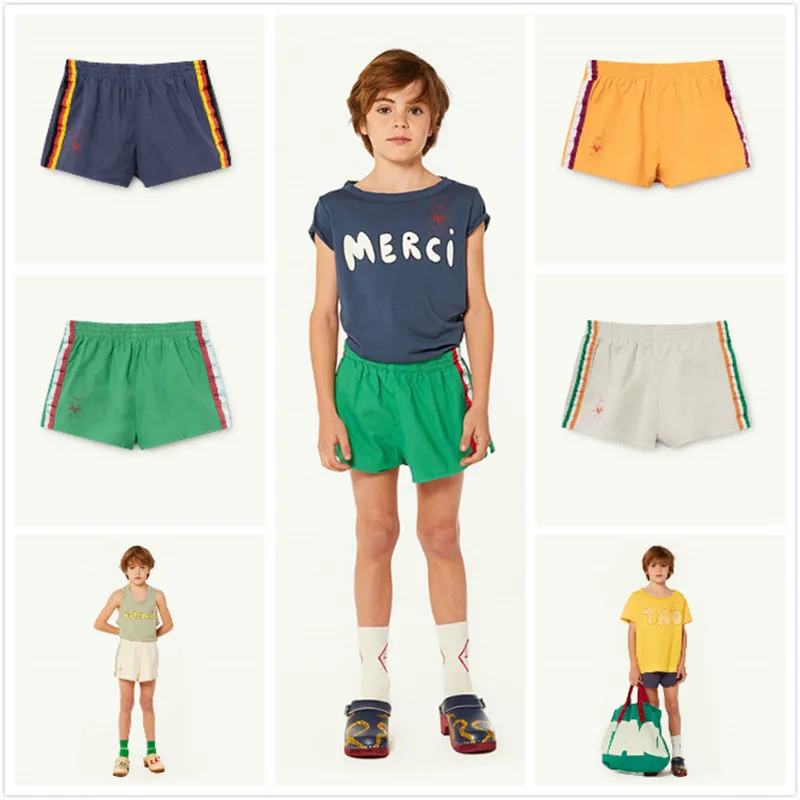 2019 сезон весна Новинка Модный комплект из хлопка для маленьких мальчиков шорты